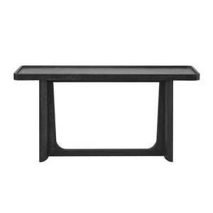 Farmhouse Console Table with Tray Top Design, Solid Wood Frame