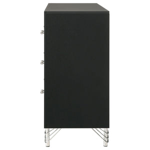 Malcolm - 6 Drawer Dresser Cabinet - Black