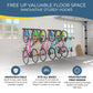 Wall Mounted Bike Rack for 6 Bikes - TRAPSKI, LLC