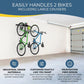 Wall Mounted Bike Rack for 2 Bikes with Storage Shelf - TRAPSKI, LLC