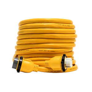 Camco 50 Amp Power Grip Marine Extension Cord - 50 M-Locking/F-Locking Adapter - TRAPSKI