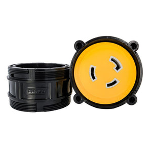 Camco 50AM/30AF Power Grip Marine 12" Locking Adapter - M-Lock/F-Locking Adapter - TRAPSKI