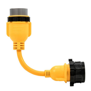 Camco 50AM/30AF Power Grip Marine 12" Locking Adapter - M-Lock/F-Locking Adapter - TRAPSKI