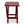 Camco 51684 Outdoor Camping Regular Adirondack Plastic Folding Side Table, Red