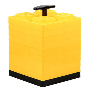 Camco FasTen Leveling Blocks w/T-Handle - 2x2 - Yellow *10-Pack - TRAPSKI