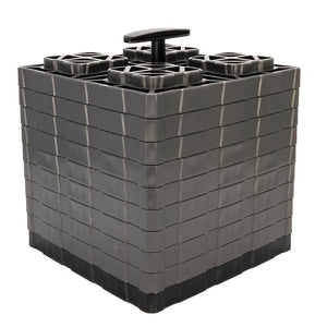 Camco FasTen Leveling Blocks XL w/T-Handle - 2x2 - Grey *10-Pack - TRAPSKI