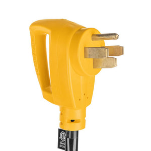 Camco Power Grip 18" Dogbone Adapter - 50 Amp Male/30 Amp Female - TRAPSKI