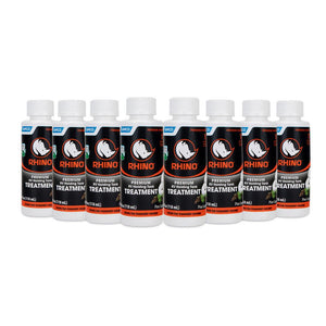 Camco Rhino Premium RV Holding Tank Treatment - 8 Single 4oz Bottles - TRAPSKI
