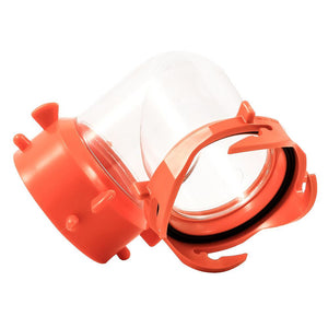 Camco RhinoFLEX 90-Degree Swivel Fitting Clear - TRAPSKI