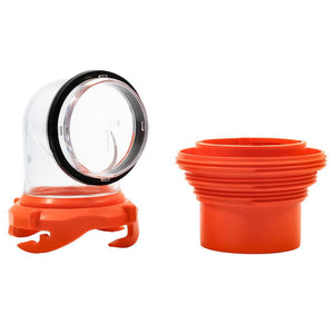 Camco RhinoFLEX Elbow 4 In 1 Adapter w/Swivel Bayonet Fitting - TRAPSKI