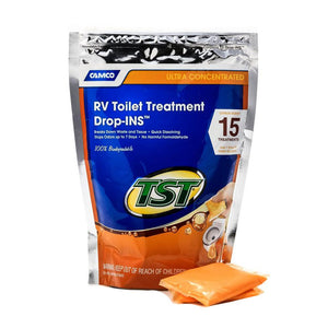 Camco TST Orange RV Toilet Treatment Drop-Ins *15-Pack - TRAPSKI