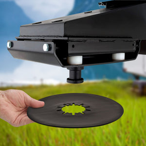 EAZ LIFT 12 Inch Bilingual Protective Lube Plate, RV 5th Wheel Trailer Accessory