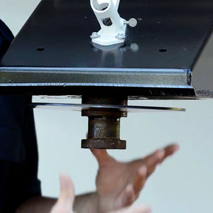 EAZ LIFT 12 Inch Bilingual Protective Lube Plate, RV 5th Wheel Trailer Accessory