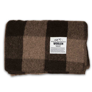 Wool Throw Blanket - White Mountain Woolen