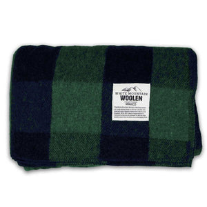 Wool Throw Blanket - White Mountain Woolen