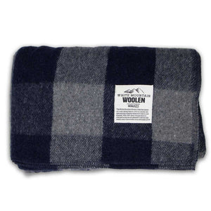 Wool Throw Blanket - White Mountain Woolen