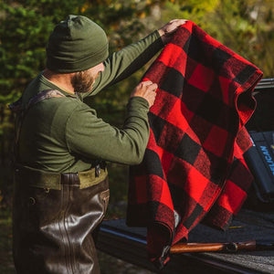 Wool Throw Blanket - White Mountain Woolen