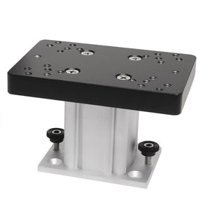Cannon Aluminum Fixed Base Downrigger Pedestal - 4" - TRAPSKI