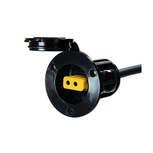 Cannon Flush Mount Power Port - Black - TRAPSKI