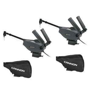 Cannon Optimum 10 BT Electric Downrigger 2-Pack w/Black Covers - TRAPSKI
