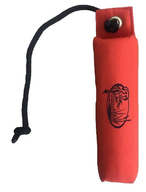 HuntEmUp Hunting Dog Training Equipment - 6 pc Canvas Bumpers With Throw Ropes  + Mesh Bumper Bag