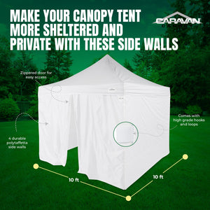 Caravan Canopy 10 x 10 Foot Commercial Tent Sidewalls (Sidewalls Only)