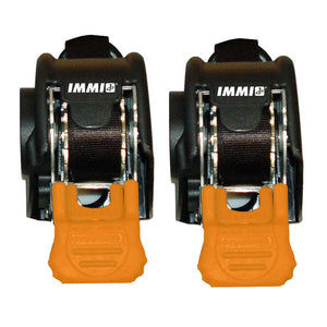 CargoBuckle Mini G3 Retractable Ratchet Tie-Down - 1" x 72" Pair - TRAPSKI