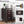 Folding Computer Laptop Desk Wheeled Home Office Furniture-Brown