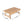 Patio Acacia Wood Chat Set, Club Chair + Coffee Table with Water-resistant Cushion