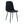 Modern Medieval Style Cushioned Side Chairs Set With Metal Legs For Kitchens
