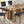 TOPMAX Farmhouse Extendable Wood Dining Table Set for 6