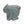 13inch High Rabbit Garden Stool, Lightweight Concrete, Gold Patina Finish, No Assembly Required