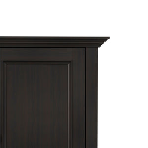 Amherst - 2 Door Storage Cabinet & Adjustable Shelving - Brown