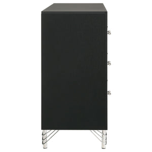 Malcolm - 6 Drawer Dresser Cabinet - Black