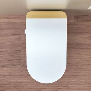 Modern Smart Toilet With Bidet, Auto Flush, Heated Seat, and More