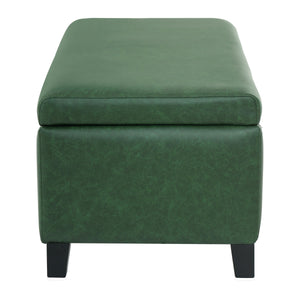 Storage Ottoman with Flip-Top Lid