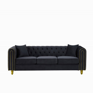 Modern Velvet Loveseat Sofa