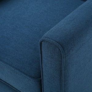 Upholstered Push Back Recliner Chair For Living Room