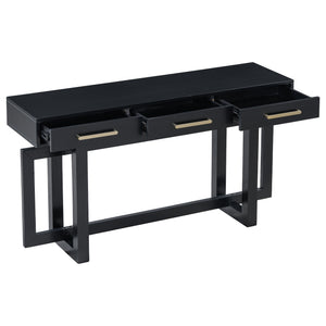 U_STYLE Elegant Console Table with Three Drawers