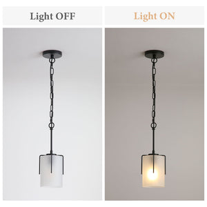 Adjustable Cylindrical Pendant Light