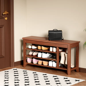 Multi Functional Double Layer Shoe Stool