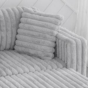 106.3" Soft 3-Person Sofa with Ottoman