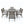 7-Piece Outdoor Dining Set with Aluminum Chairs