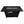 Outdoor Fire Pit Table With Lid Durable Construction - Black