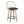 Riley - Farmhouse Fixed Height Counter Stool Round Footrest With Removable Cushion (Set of 2) - White Washed / Antique Copper / Brown