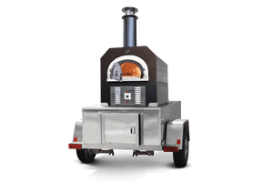 CBO 750 Tailgater | Wood Fired Pizza Oven Trailer | 38" X 28" cooking surface | 2-3 - 10" pizzas at a time | 50-60 pizzas an hour