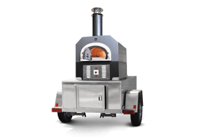 CBO 750 Tailgater | Wood Fired Pizza Oven Trailer | 38" X 28" cooking surface | 2-3 - 10" pizzas at a time | 50-60 pizzas an hour