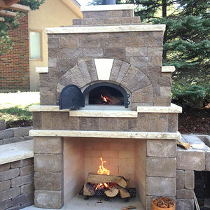 CBO 500 DIY Brick Pizza Oven Kit | Wood Fired Pizza Oven | Flexibility Meets Affordability | 27" x 22" Cooking Surface - TRAPSKI
