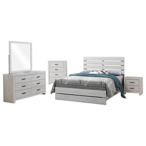 Geary - Slatted Headboard Panel Bedroom Set