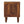 Solid Wood Louvre Bedside Unit